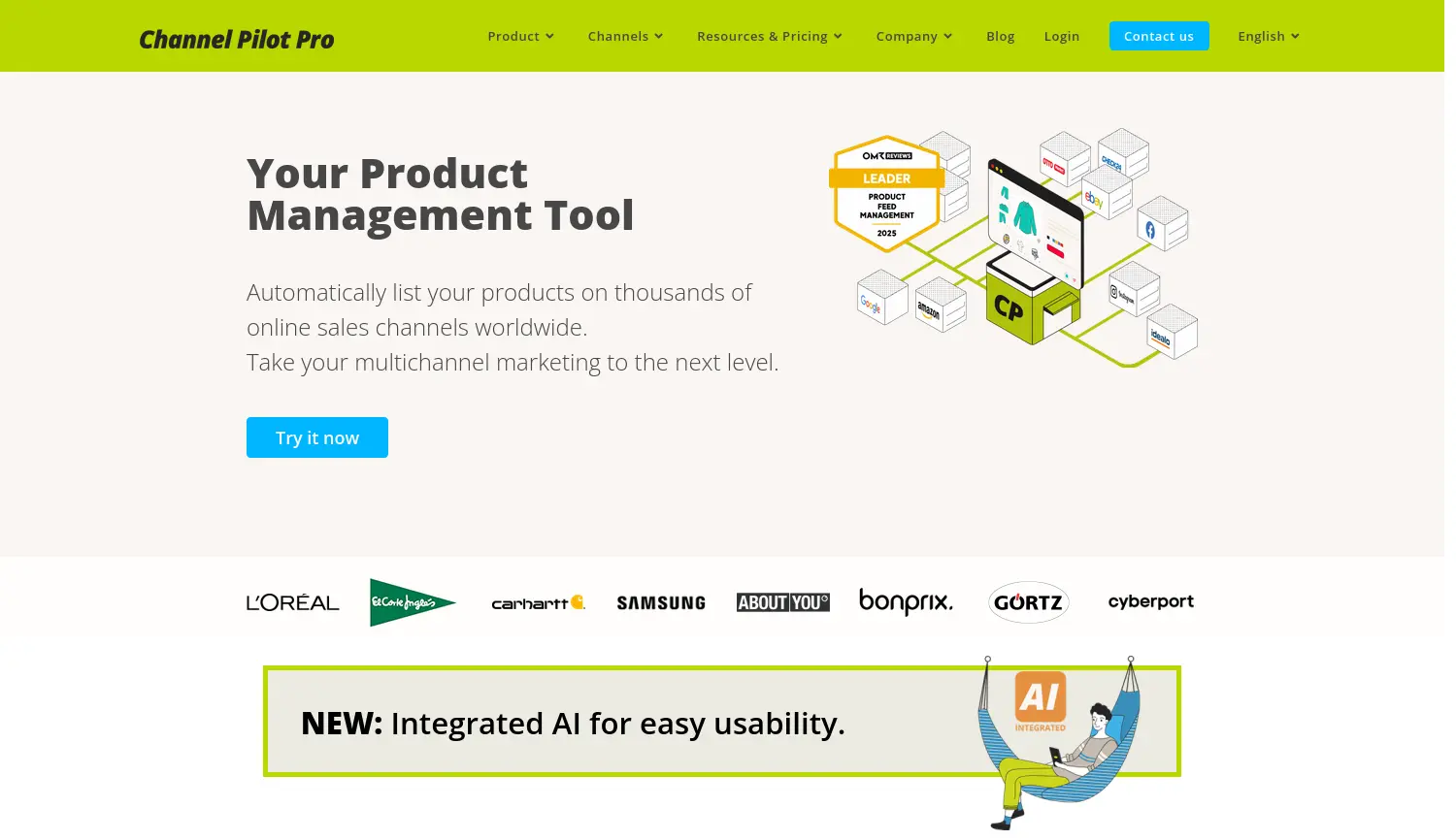 Website der Firma Channel Pilot Solutions GmbH