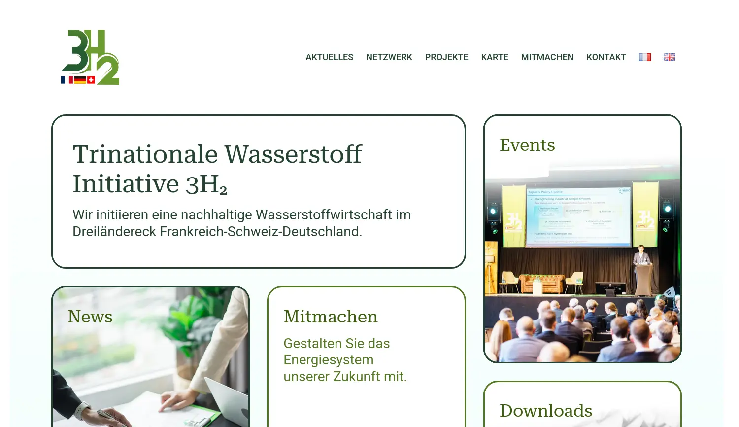 Website der Firma Klimapartner Südbaden e.V.