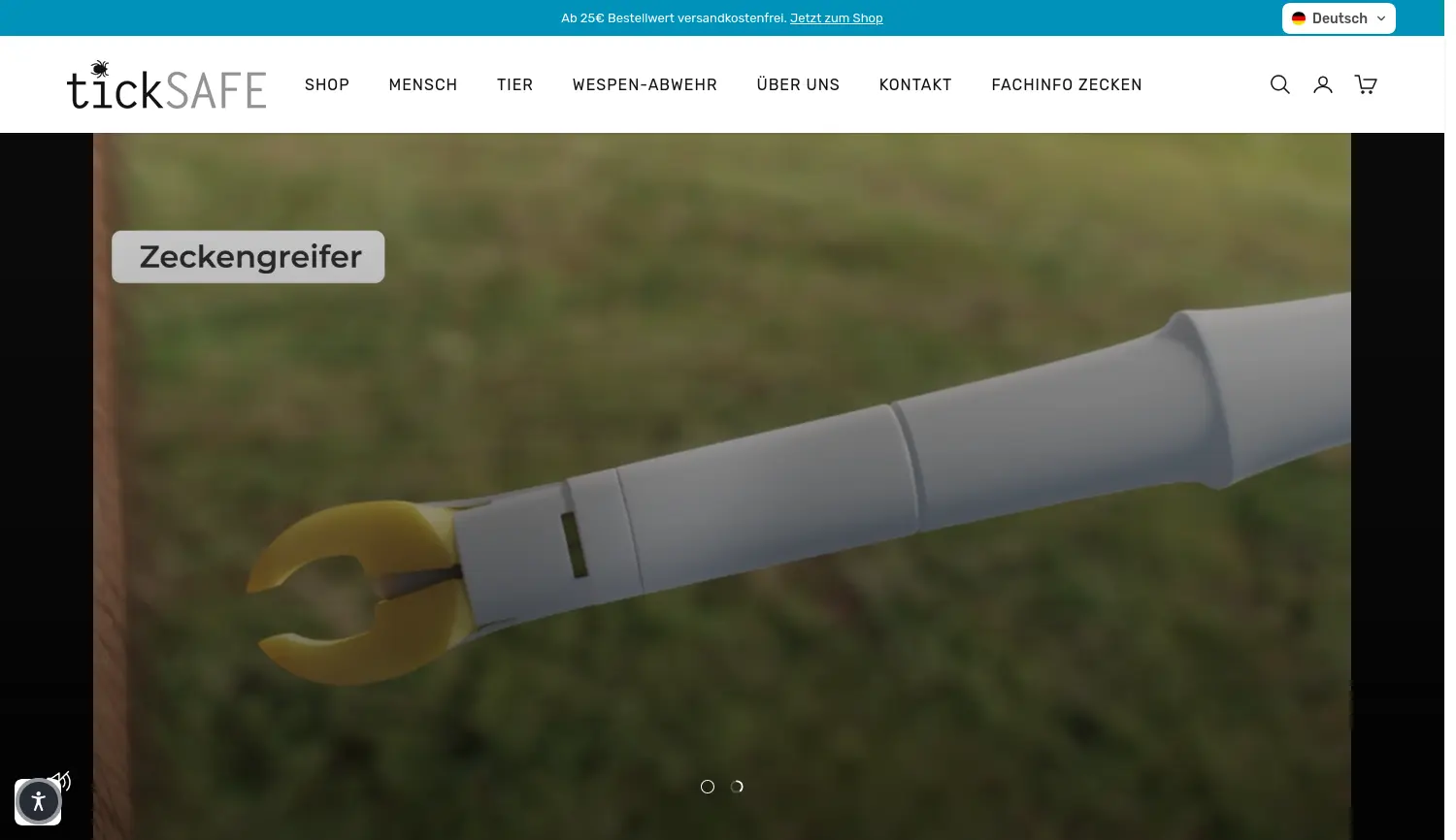 Website der Firma tickSAFE