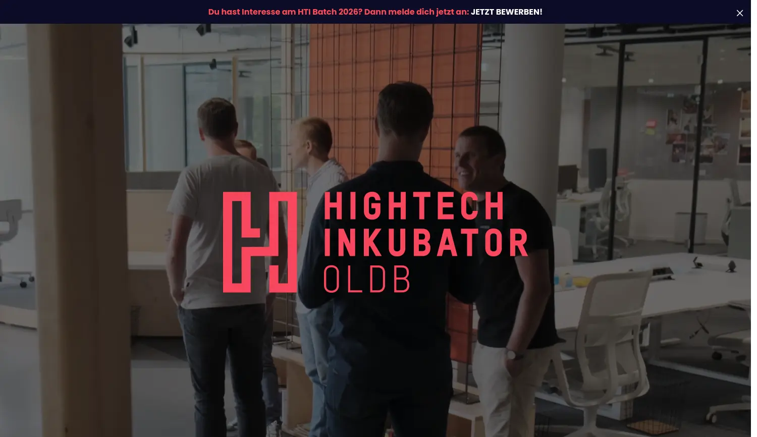 Website der Firma HTI Betriebs GmbH