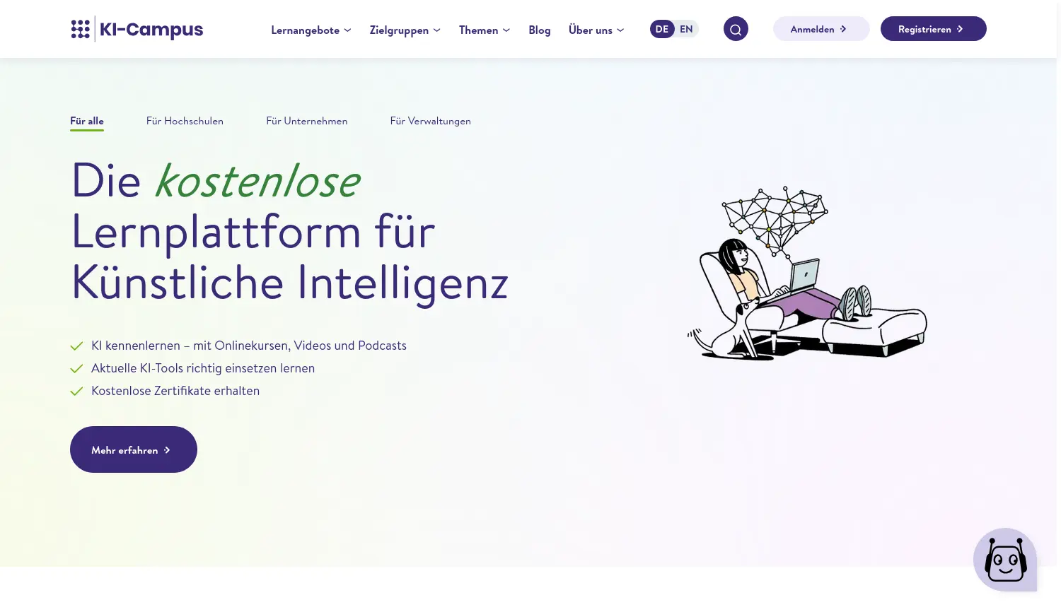 Website der Firma Stifterverband für die Deutsche Wissenschaft e.V.