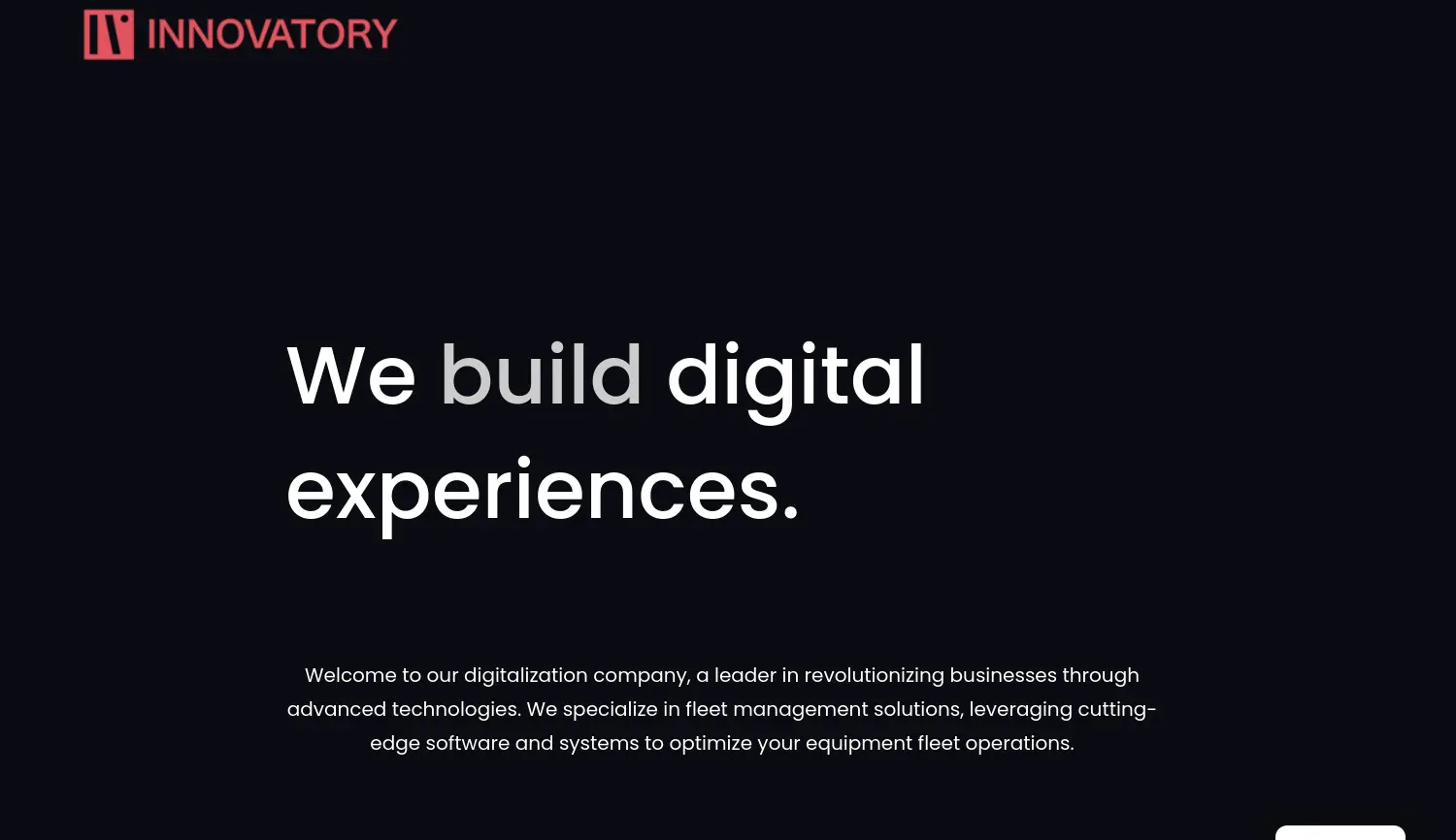 Website der Firma Innovatory GmbH