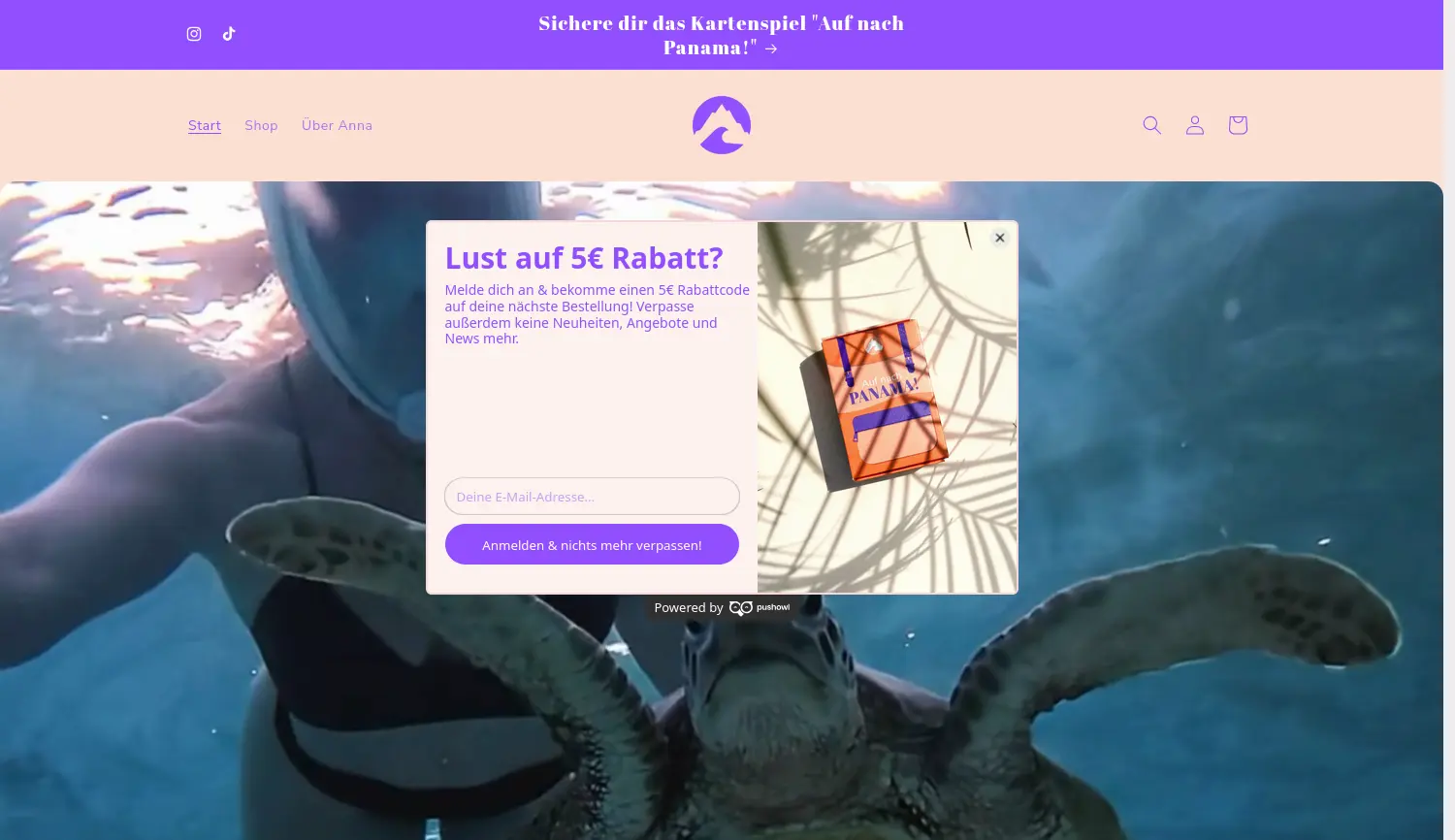 Website der Firma Anna Siener Einzelunternehmen „back to pack“