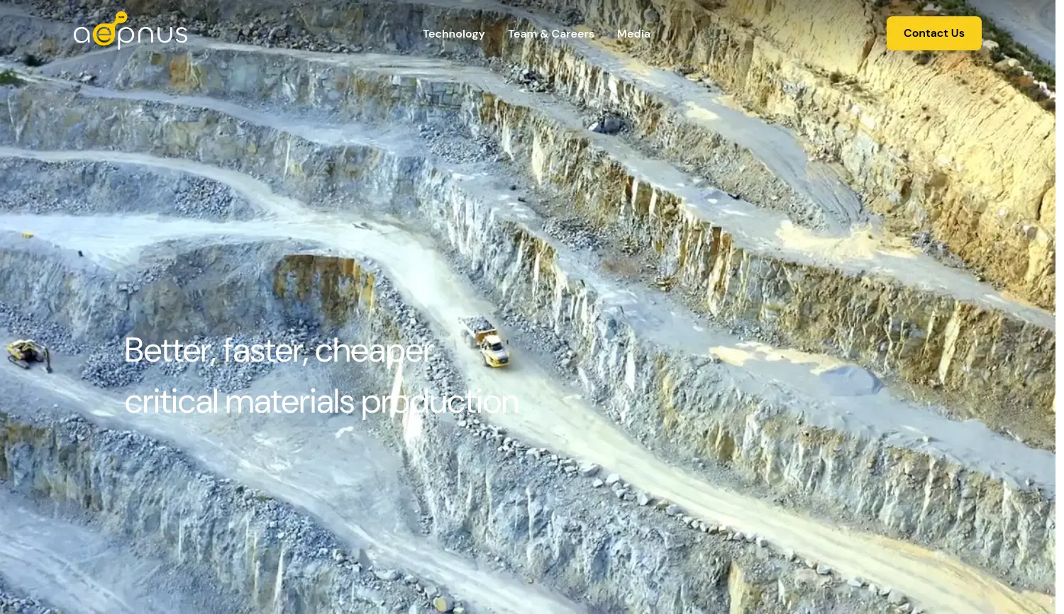 Website der Firma Aepnus Technology Inc.