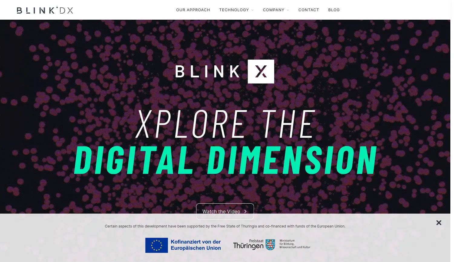 Website der Firma BLINK AG