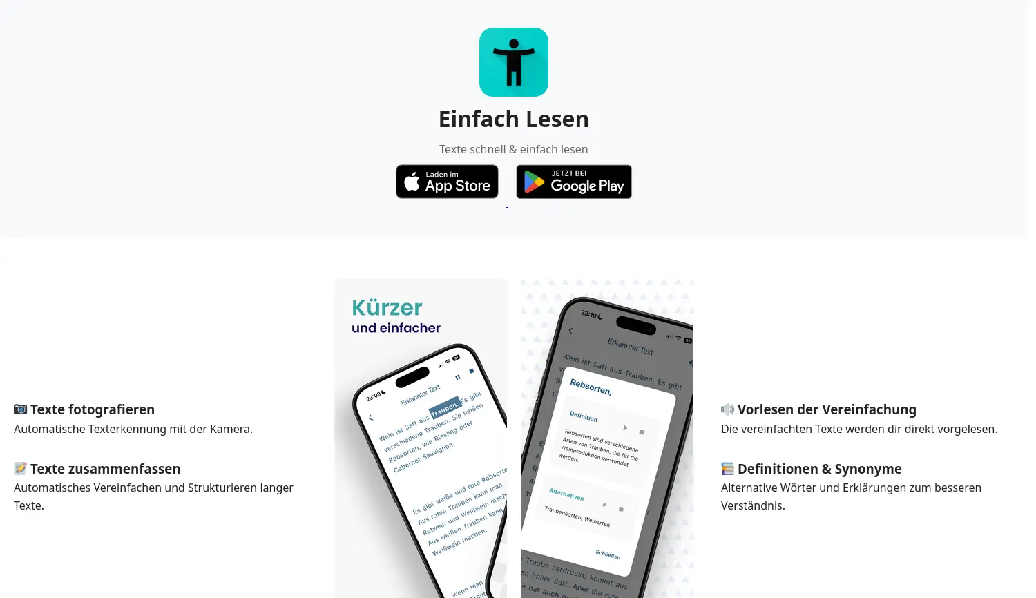 Website der Firma Jona Andresen