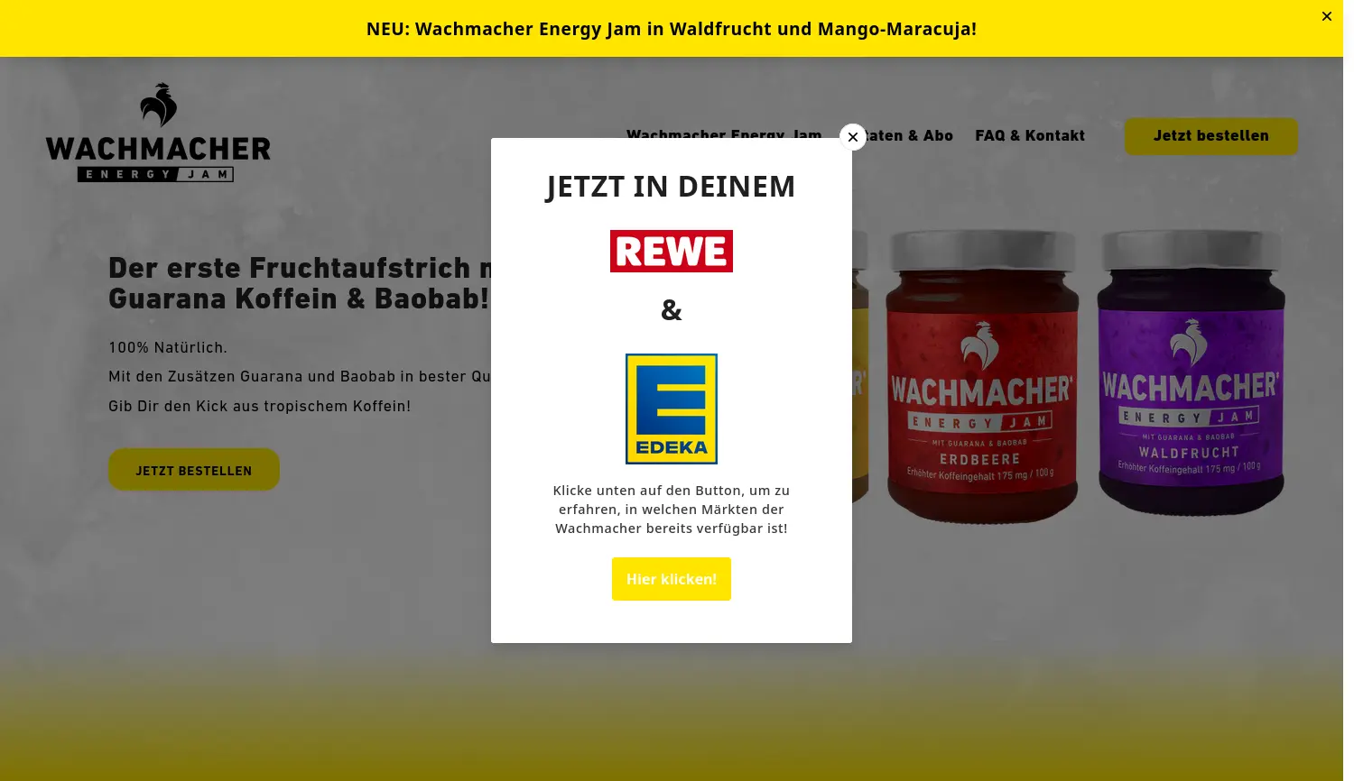 Website der Firma Food by KFS GmbH