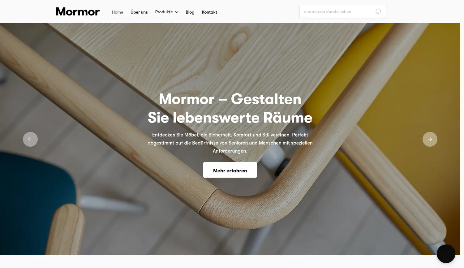 Website der Firma etage8 GmbH