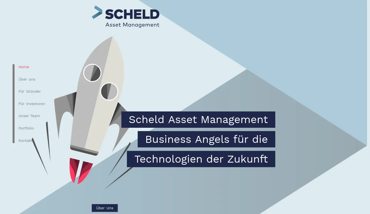 Website der Firma Scheld Asset Management GmbH