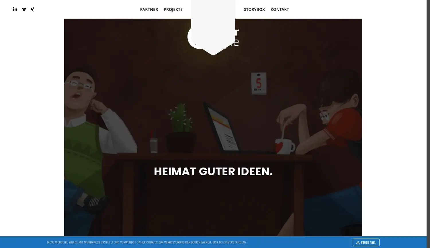 Website der Firma Feuerköpfe Dr. Henryk Balkow