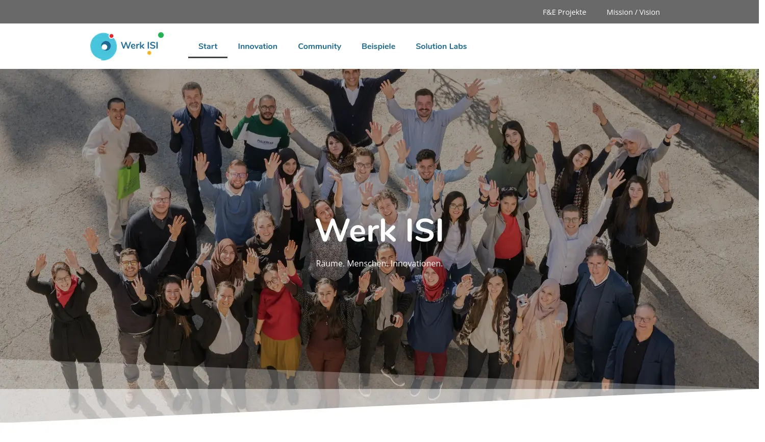 Website der Firma Werkstatt für Integration und Soziale Innovationen WISI GmbH
