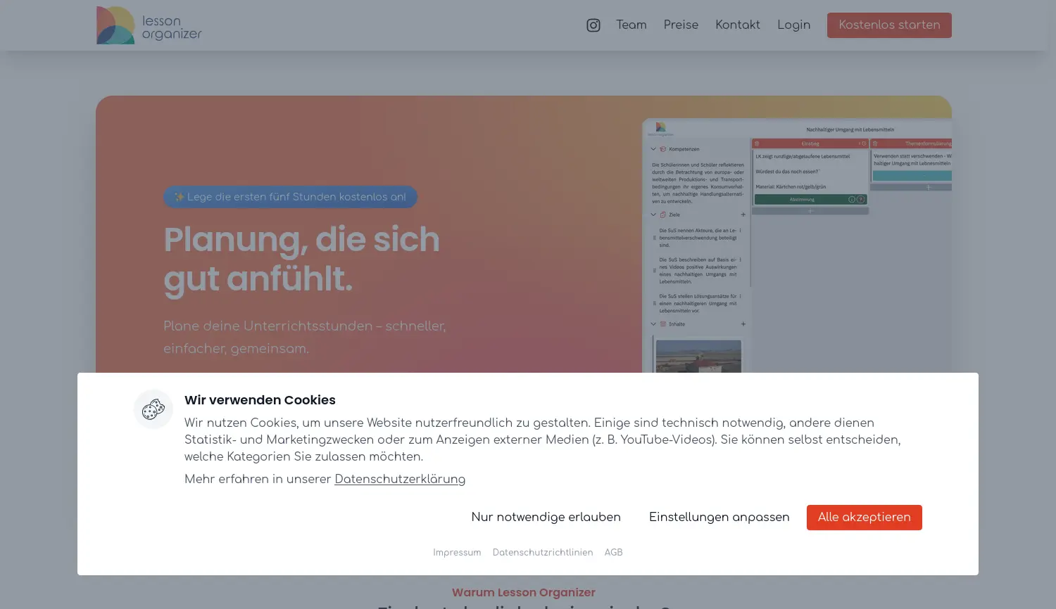 Website der Firma sixcorners GmbH