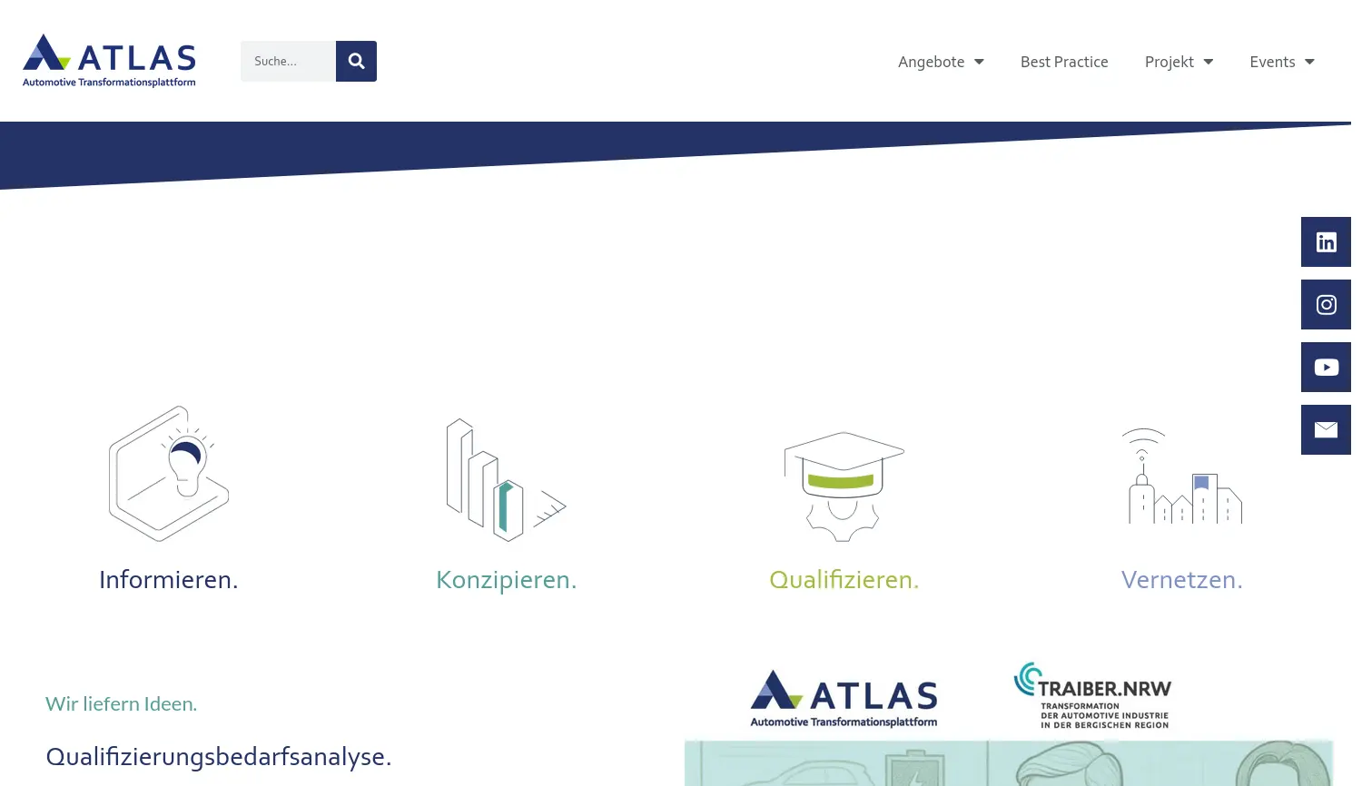 Website der Firma Gemeinnützige Gesellschaft für digitalisierte und nachhaltige Zusammenarbeit mbH