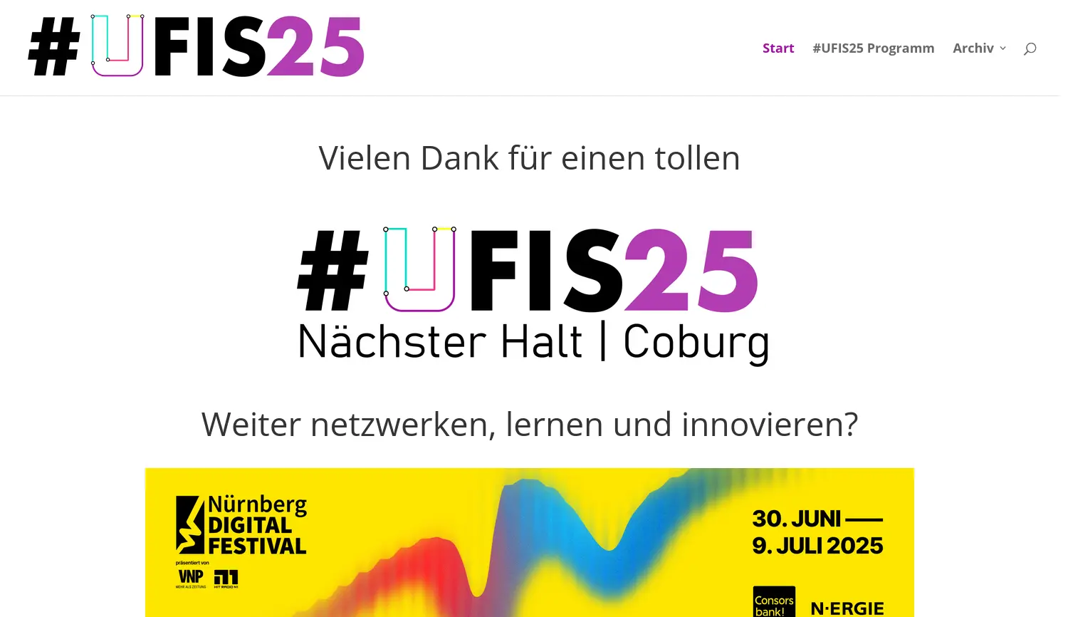 Website der Firma ZUKUNFT.COBURG.DIGITAL GMBH