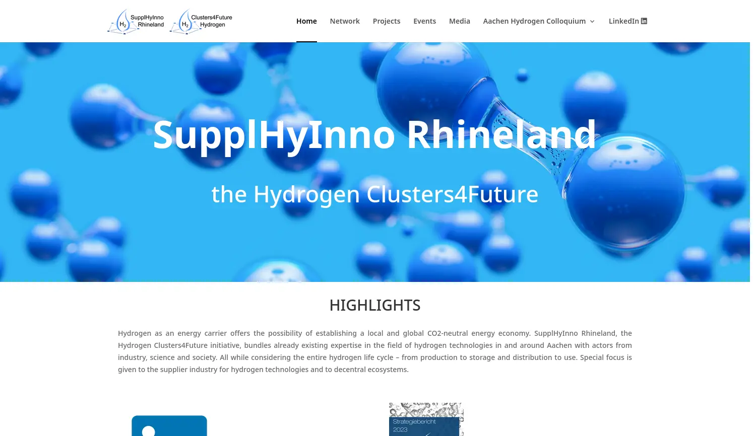 Website der Firma RWTH Aachen University