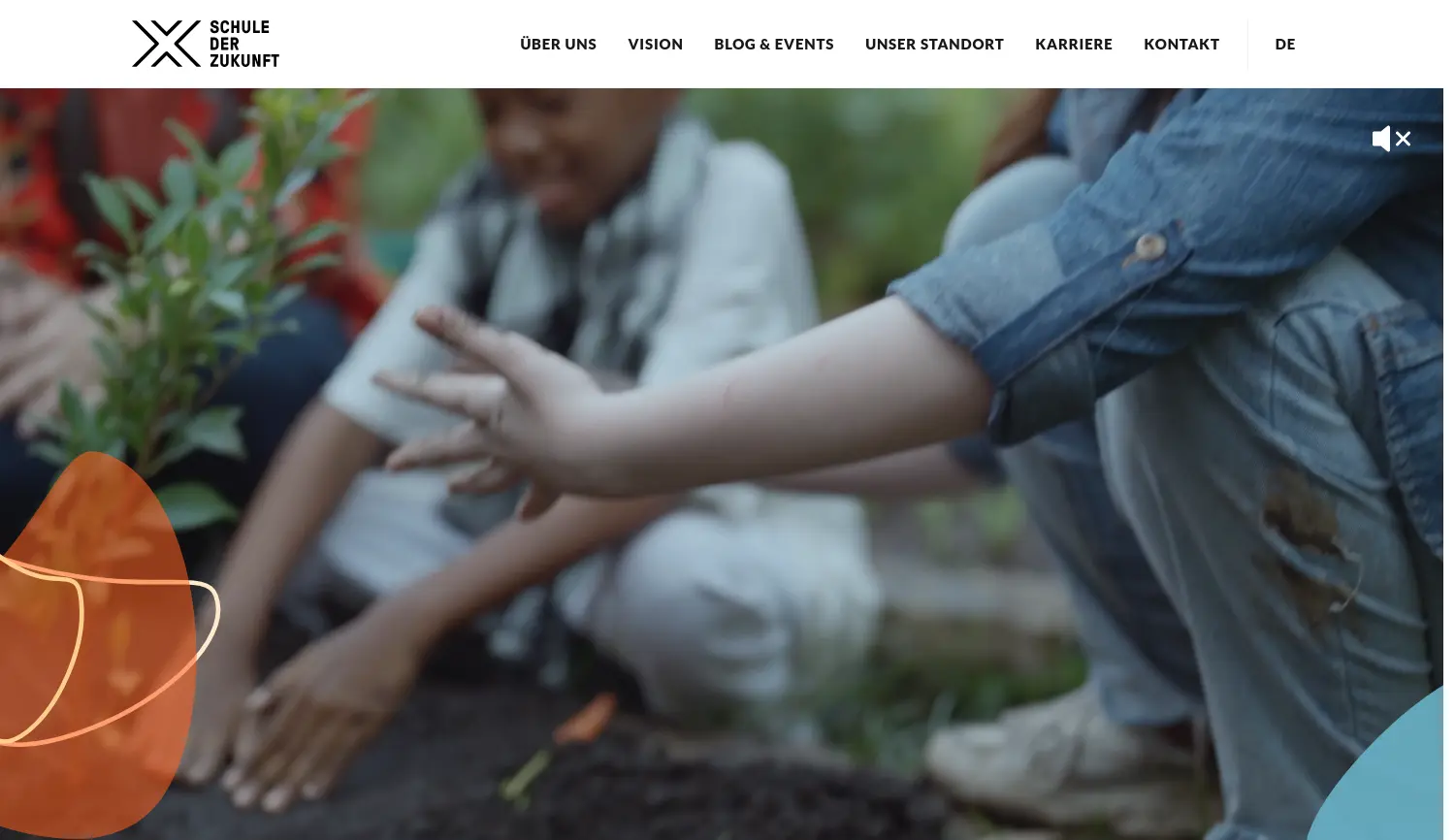 Website der Firma X-Schule gemeinnützige Gesellschaft mit beschränkter Haftung