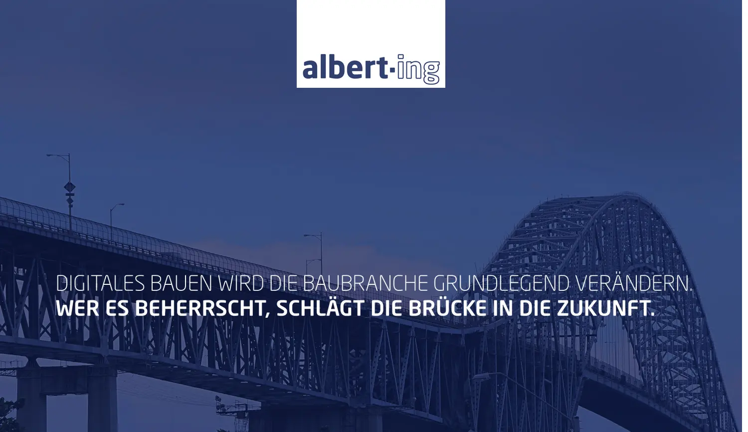 Website der Firma albert.ing GmbH
