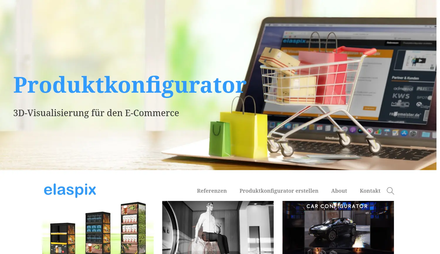 Website der Firma Elaspix Unternehmergesellschaft (haftungsbeschränkt)