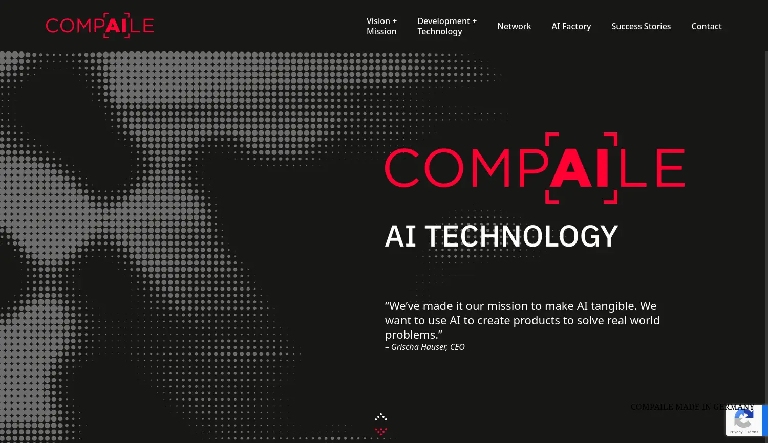 Website der Firma COMPAILE Solutions GmbH