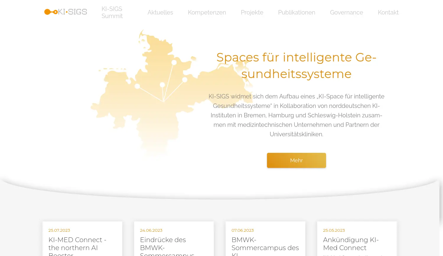 Website der Firma UniTransferKlinik GmbH