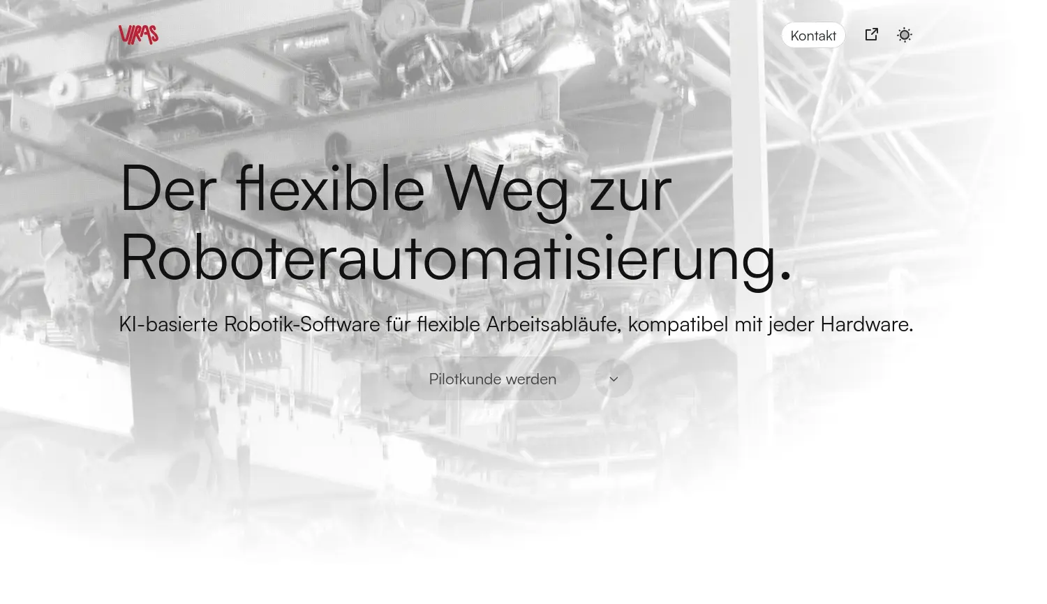 Website der Firma Viras Solutions