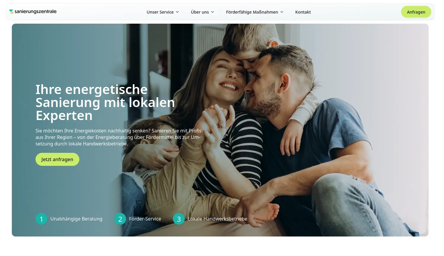 Website der Firma Solaraero GmbH