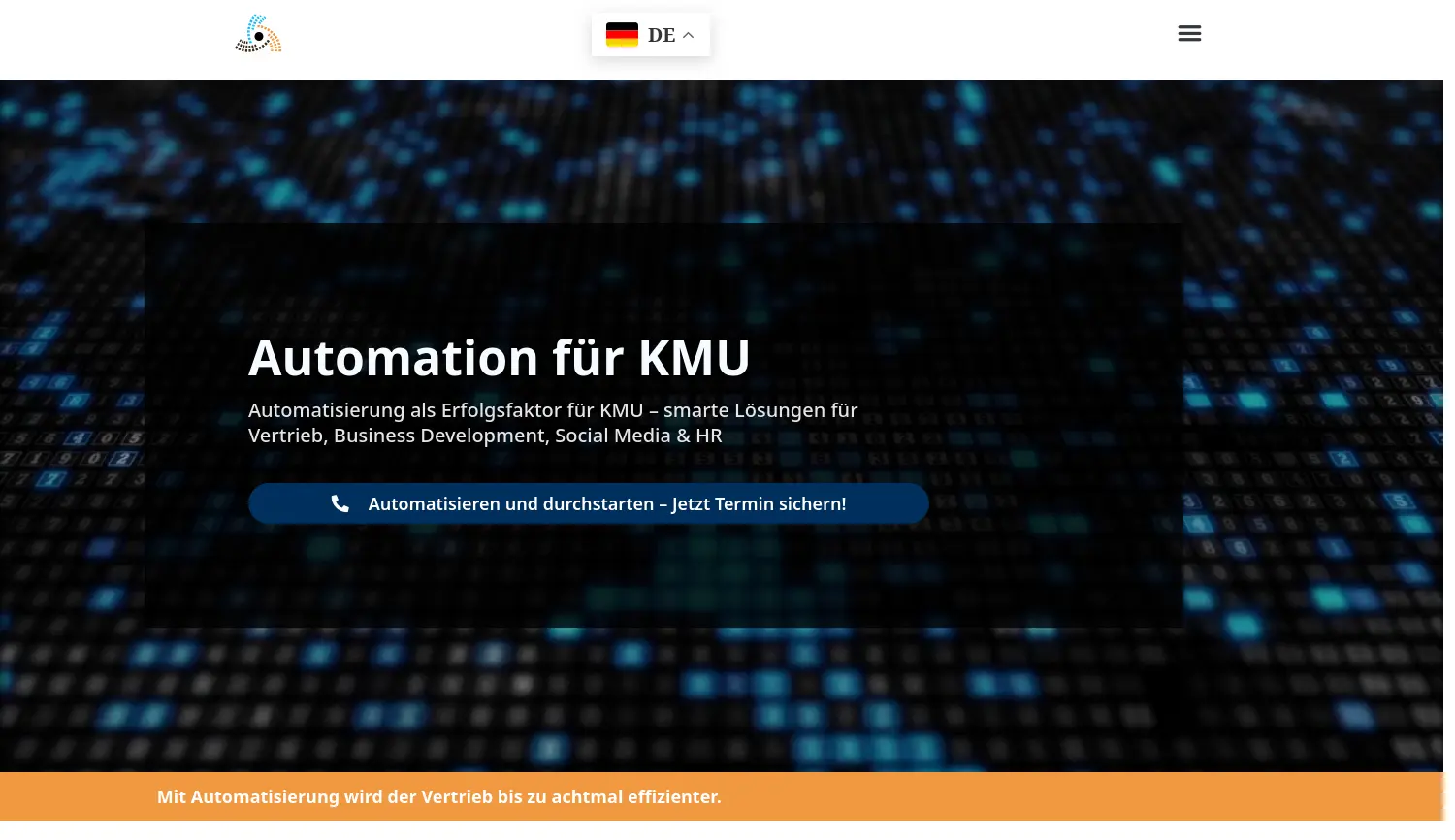 Website der Firma UnternehmenDigital GmbH