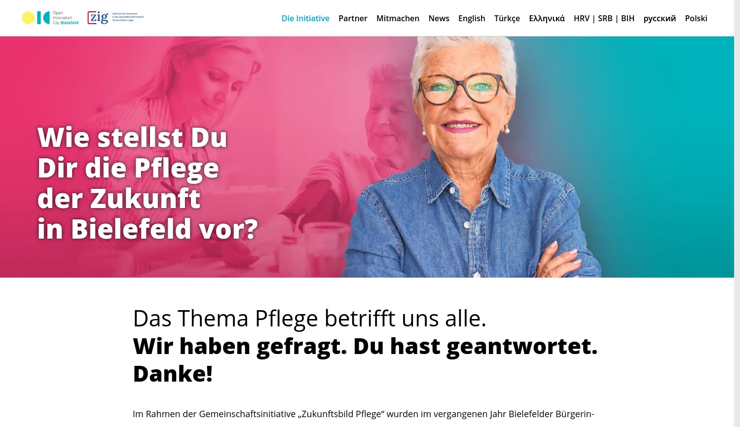 Website der Firma Fachhochschule des Mittelstands (FHM) gGmbH
