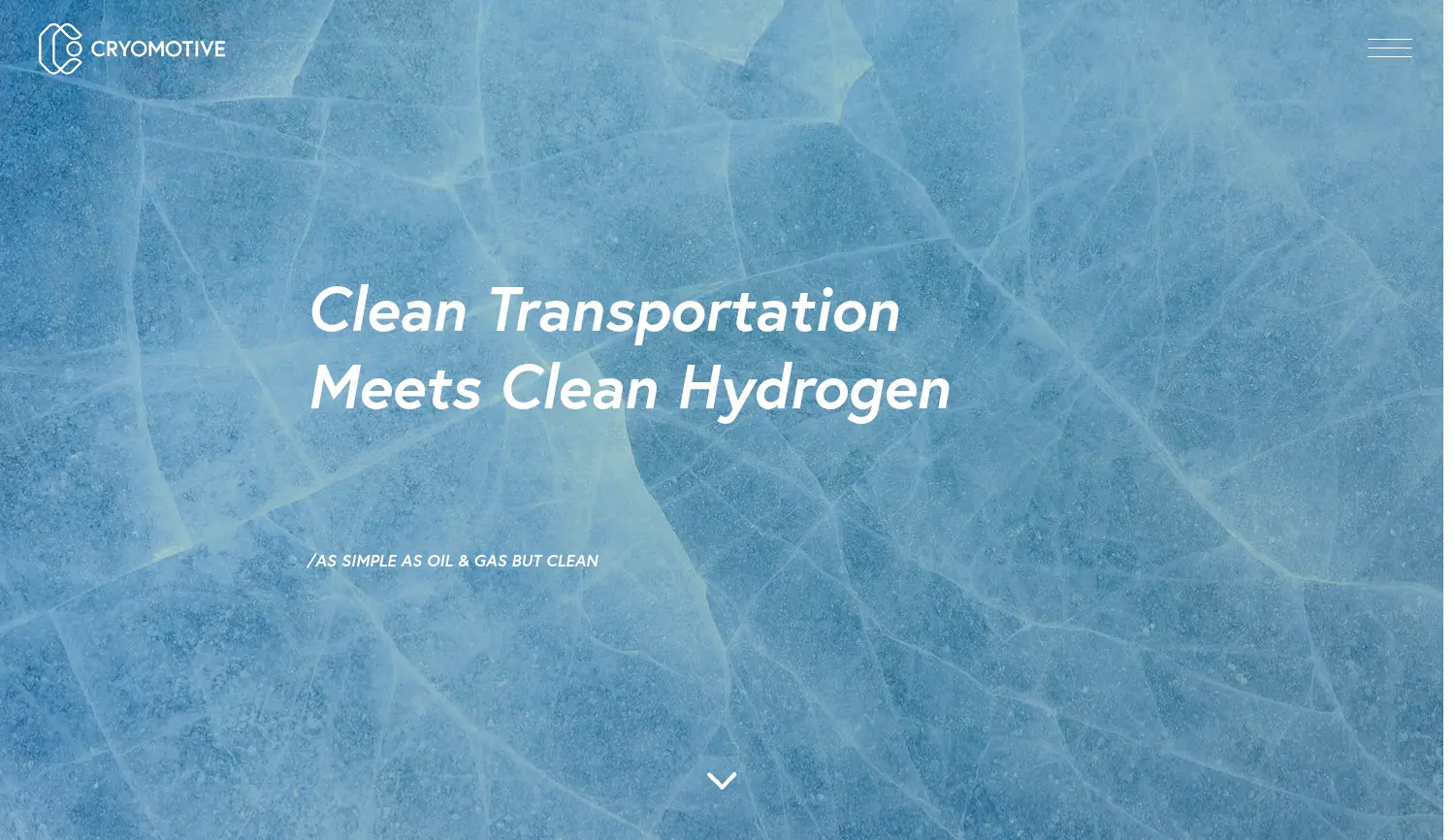 Website der Firma Cryomotive GmbH