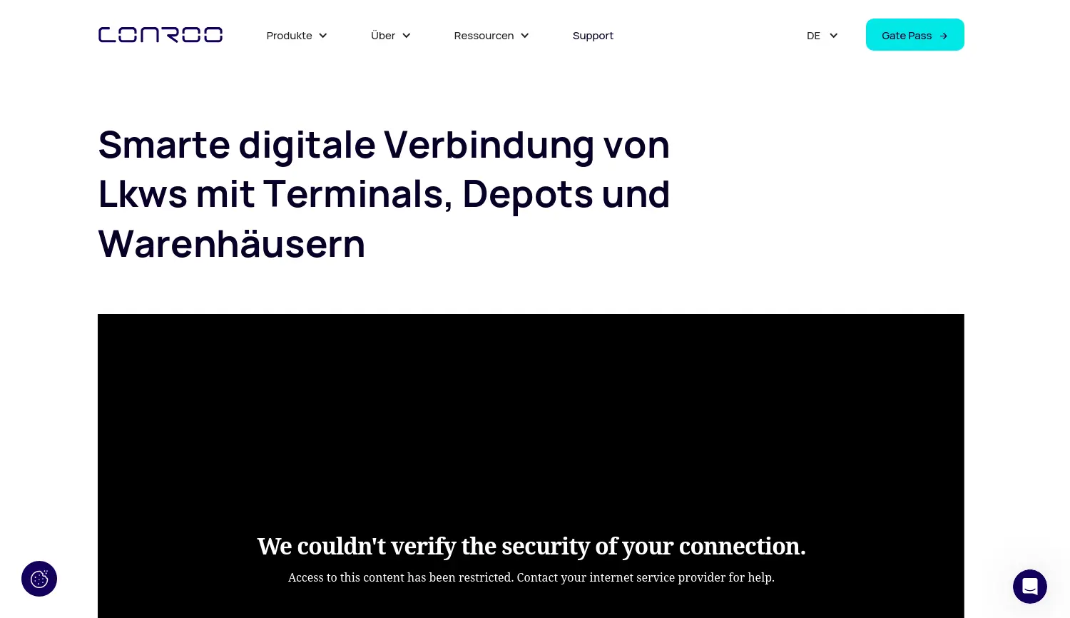 Website der Firma CONROO GmbH