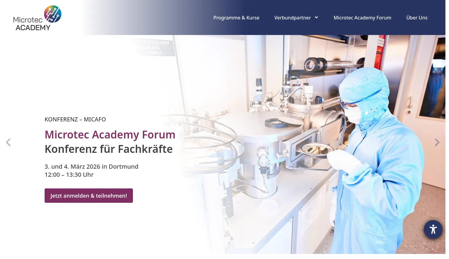 Website der Firma Ferdinand-Braun-Institut gGmbH, Leibniz-Institut für Höchstfrequenztechnik