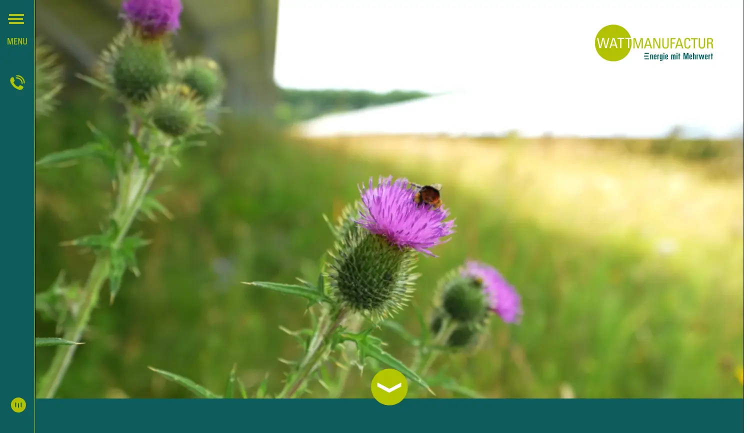 Website der Firma Wattmanufactur GmbH & Co. KG