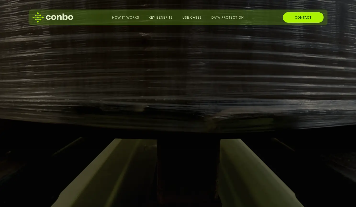 Website der Firma CONBO