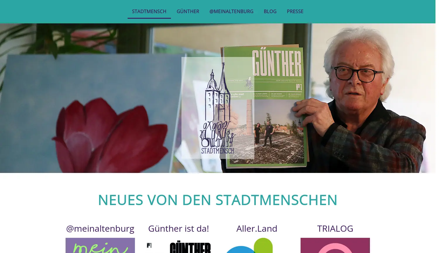 Website der Firma Erlebe was geht gGmbH