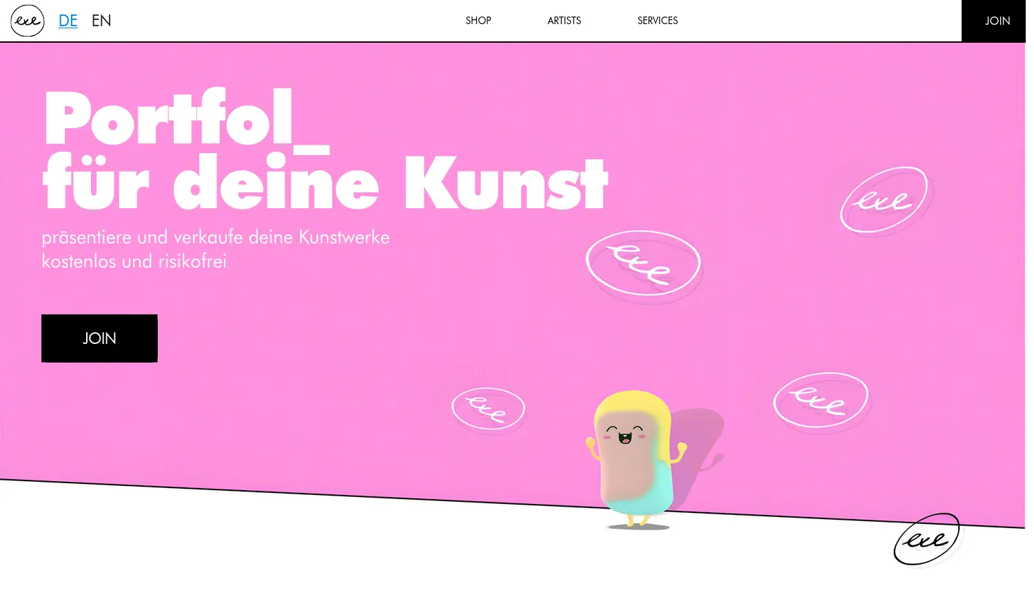 Website der Firma exe