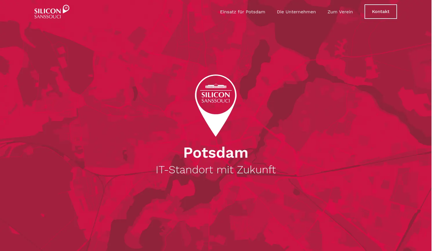 Website der Firma Silicon Sanssouci e.V.