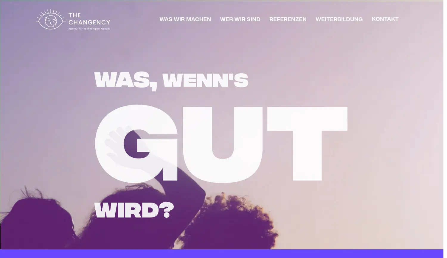 Website der Firma The Changency GmbH