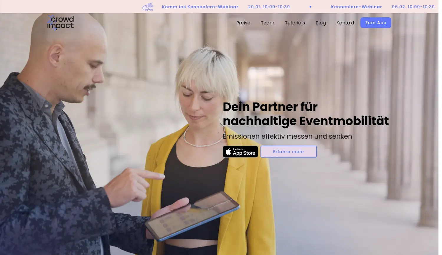 Website der Firma klimaklitsche GmbH