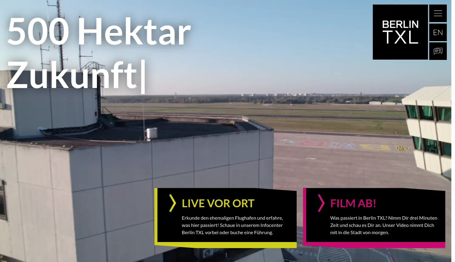 Website der Firma Tegel Projekt GmbH