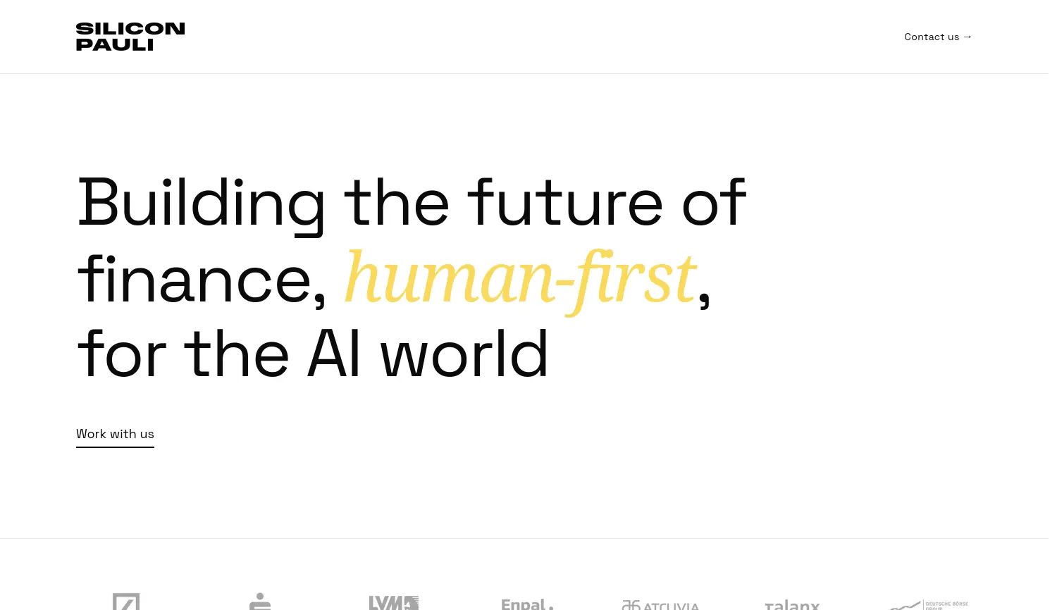 Website der Firma Silicon Pauli Ventures GmbH