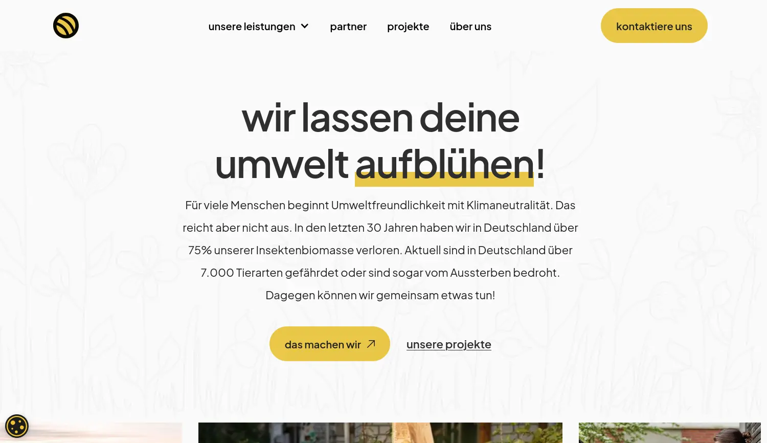 Website der Firma Immerbunt