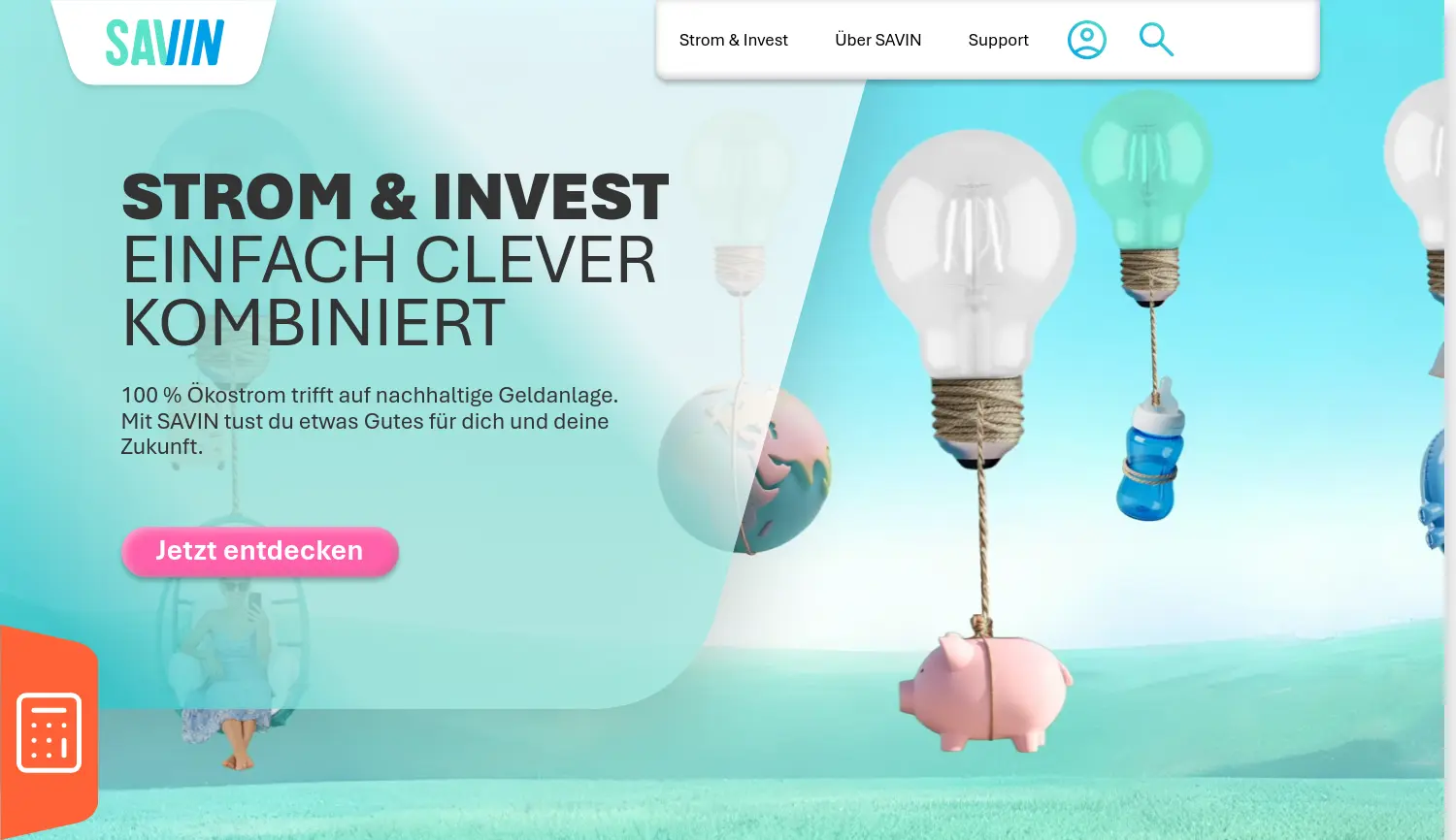 Website der Firma SAVIN GmbH