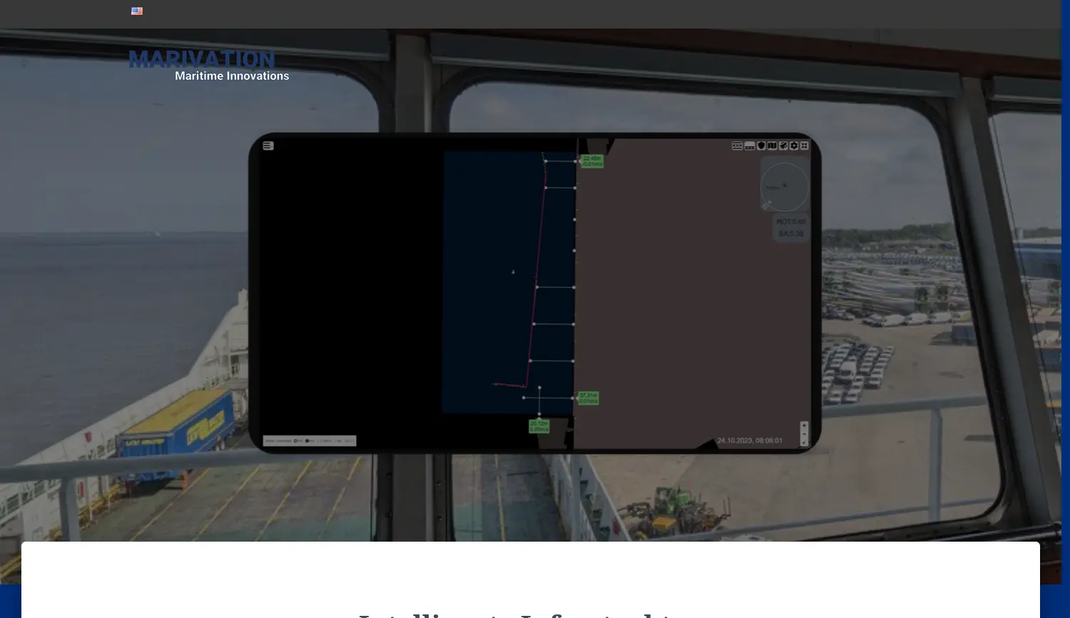 Website der Firma Marivation