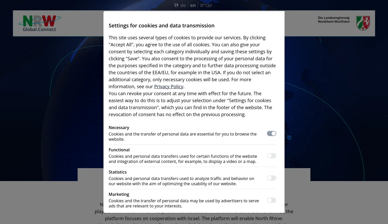 Website der Firma Innoloft GmbH