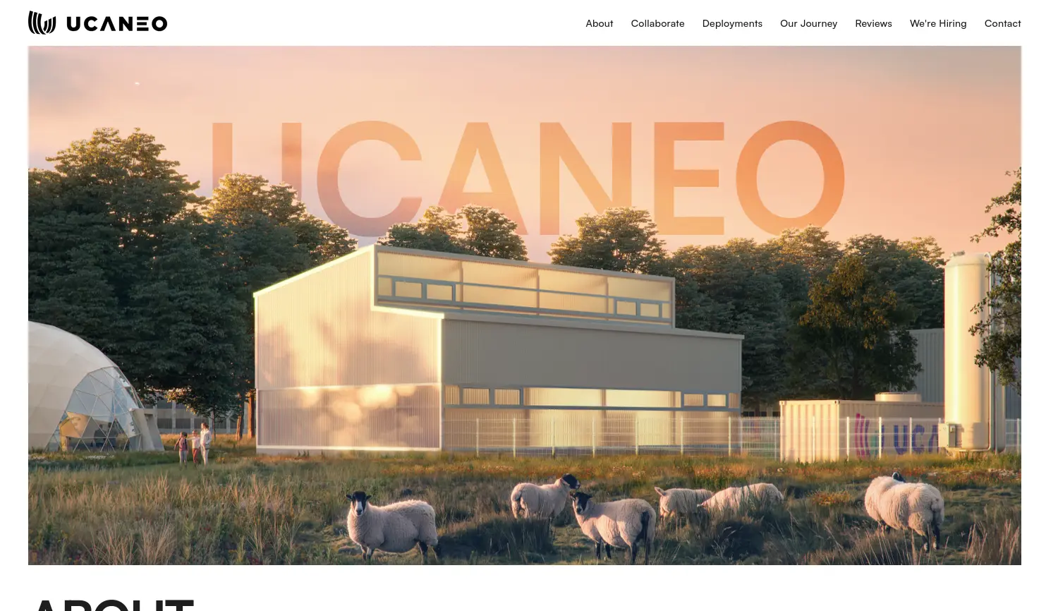 Website der Firma Ucaneo Biotech GmbH