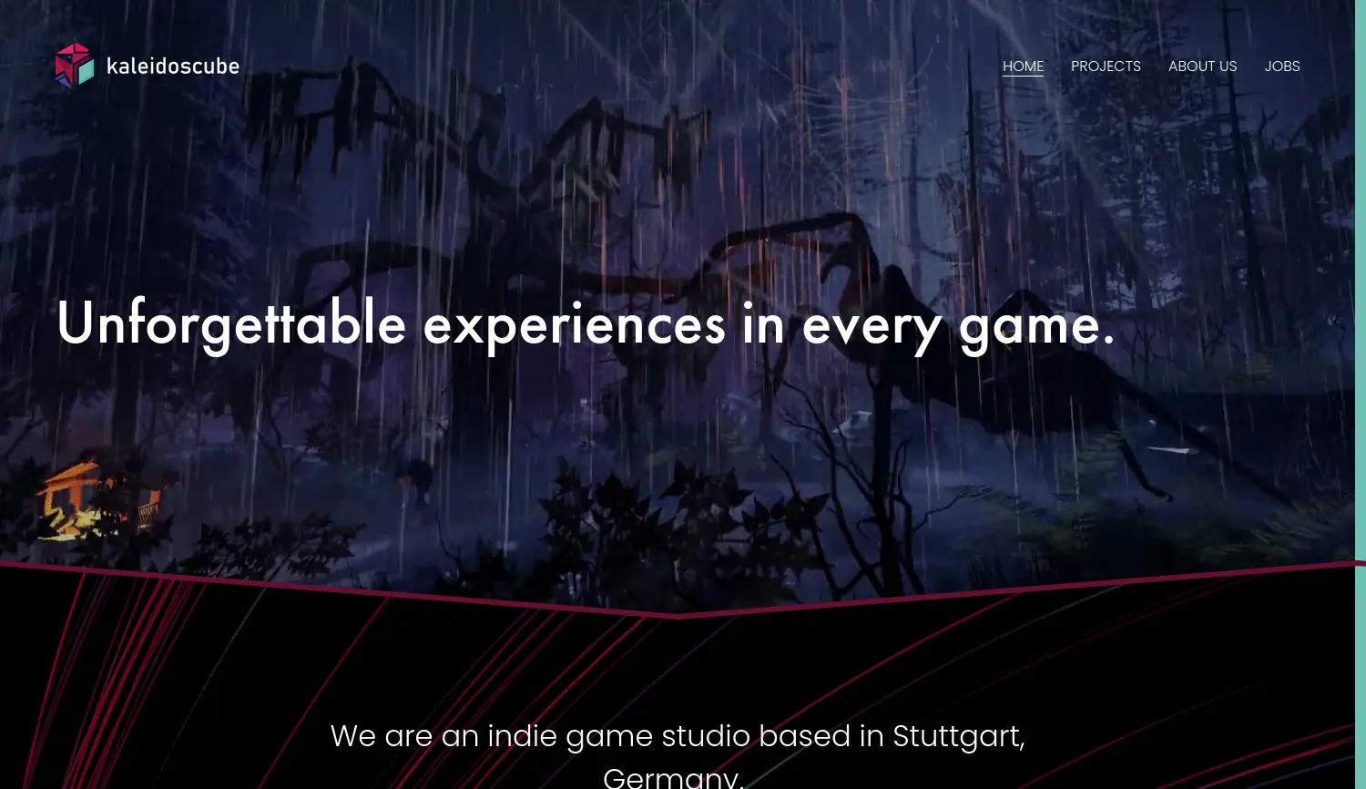 Website der Firma kaleidoscube GmbH