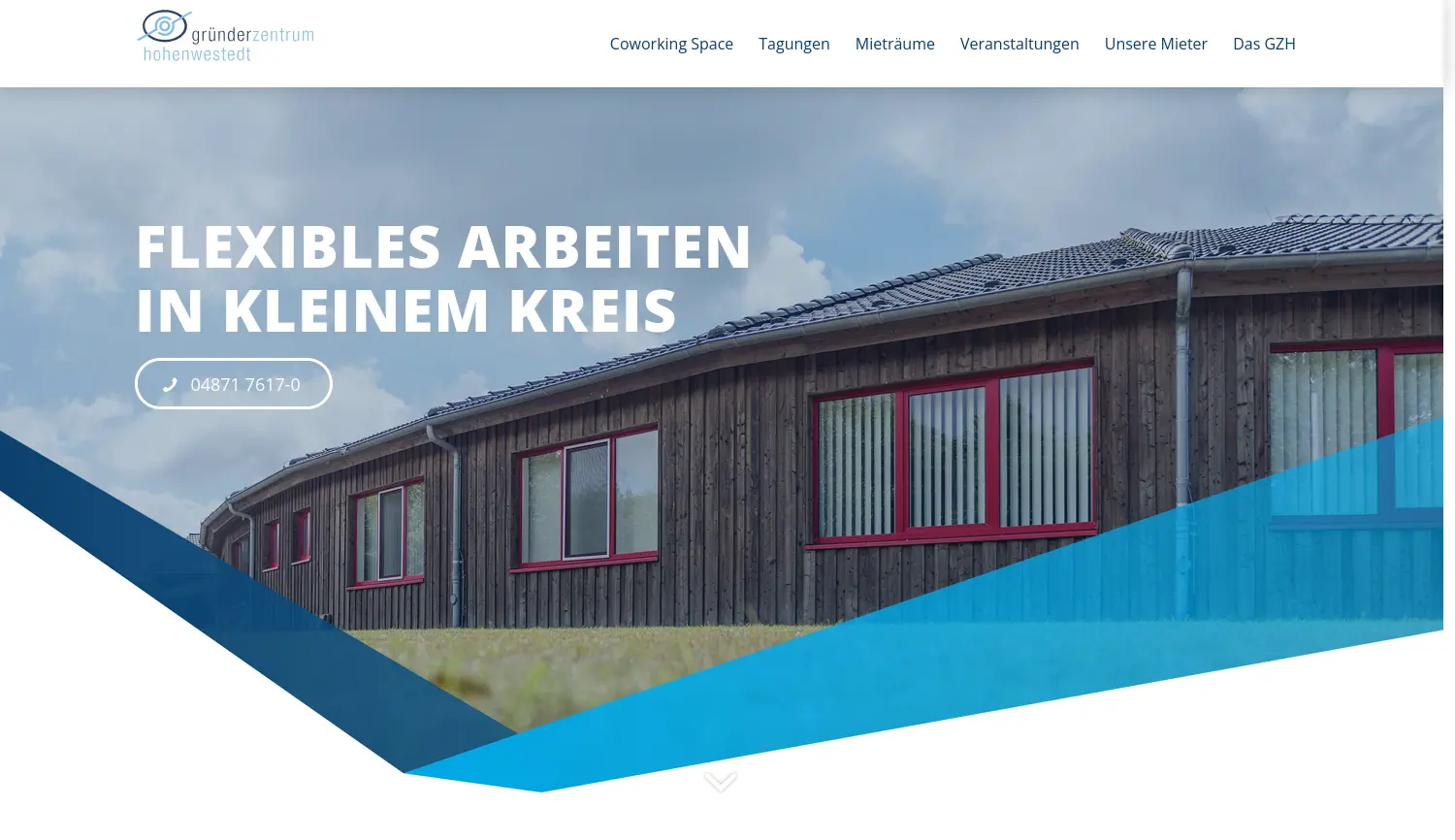 Website der Firma Wirtschaftsförderungsgesellschaft des Kreises Rendsburg-Eckernförde mbH & Co. KG