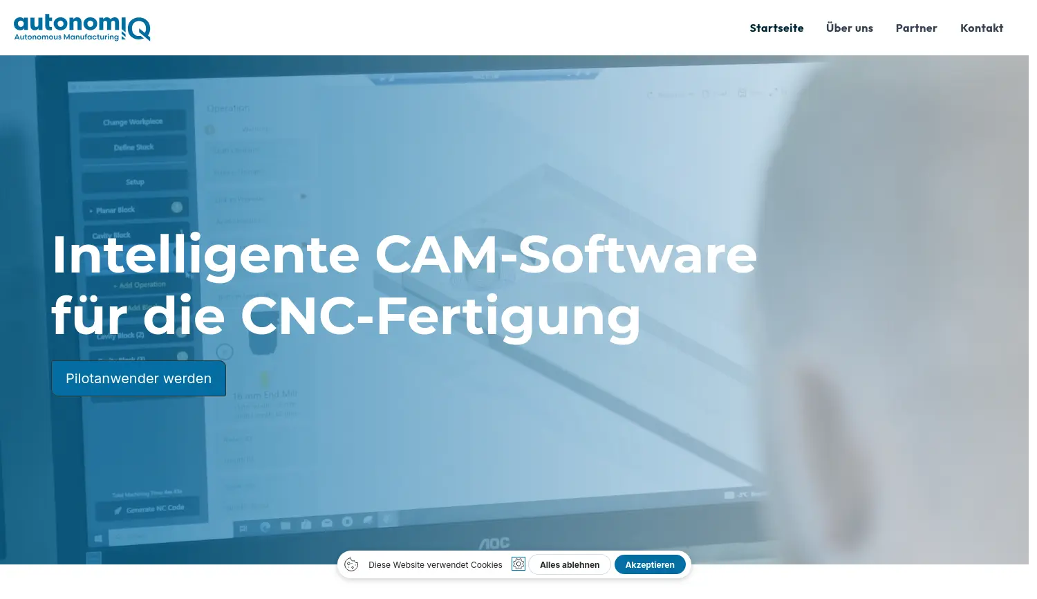 Website der Firma autonomIQ