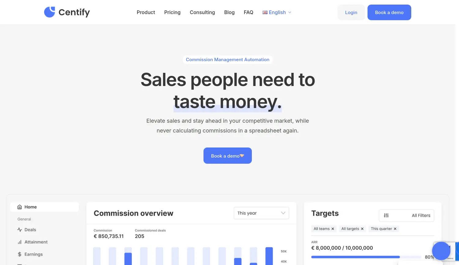 Website der Firma Centify GmbH