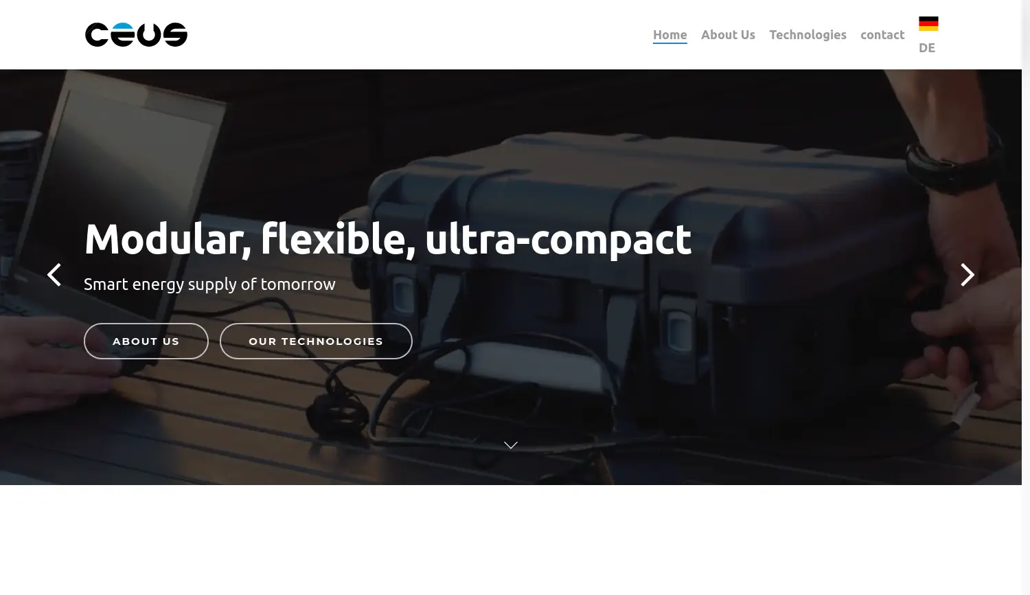 Website der Firma CEUS UG (haftungsbeschränkt)